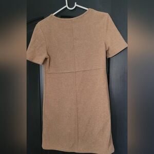 Zara Tan Sweater Dress Small